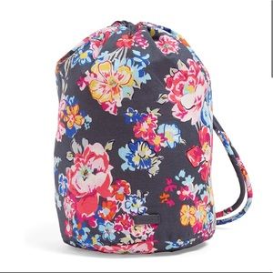 Vera Bradley drawstring Ditty Bag In design pretty posies